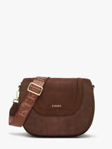 Sac Bandoulire M Lasso Cuir Etrier Marron lasso ELAS152M