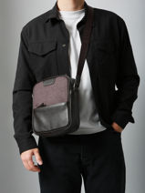 Sac Bandoulire Light Etrier Marron light ELIS729M-vue-porte