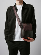Crossbody Bag Light Etrier Brown light ELIS729M-vue-porte