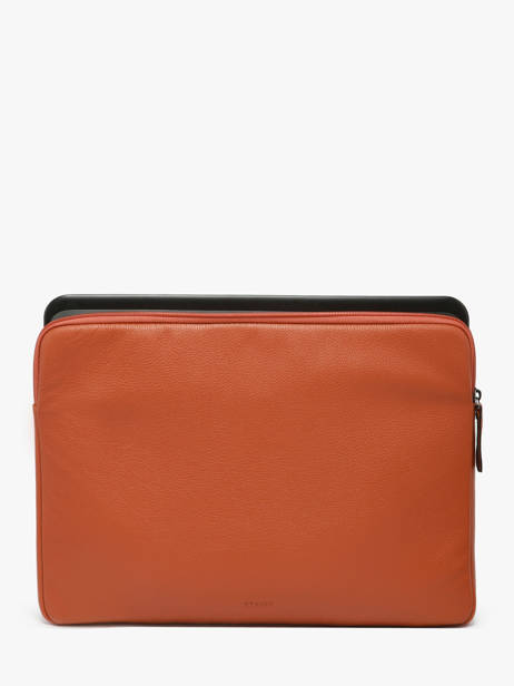 Housse Ordinateur Flandres Pc 15'' Cuir Etrier Orange flandres EFLA8835 vue secondaire 1